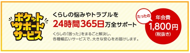 ポケット・サポート・サービス説明画像
