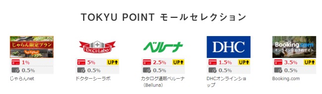 TOKYUPOINTモール説明画像