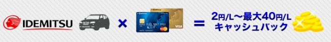 出光での給油割引説明画像