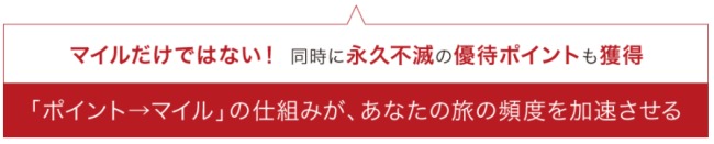 SAISON MILE CLUB永久ポイントが同時に貯まる説明画像