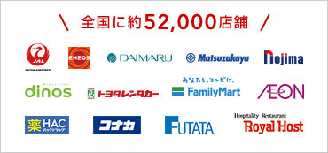 JALカード特約店一覧画像