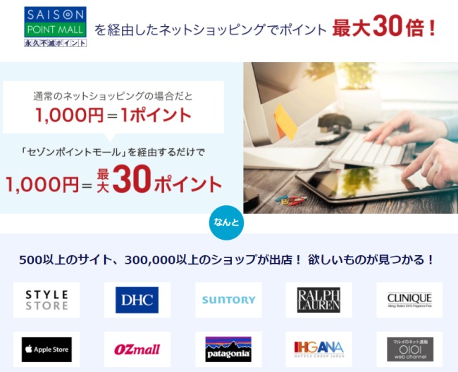 セゾンポイントモール説明画像