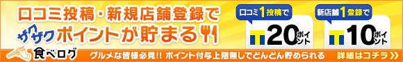 口コミ投稿で1件につき20ポイント獲得説明画像