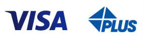 VISA・Plusマーク