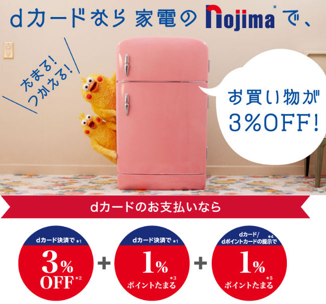 ノジマ5％還元説明画像