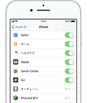 iPhone を探す機能説明画像