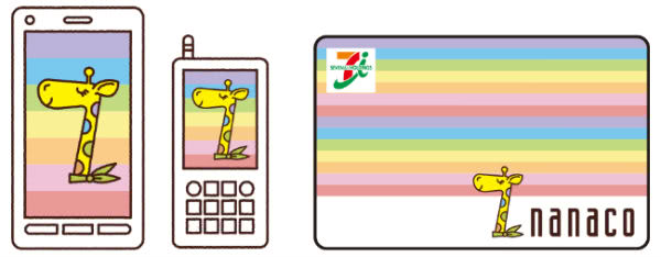 nanacoカードとnanacoモバイル