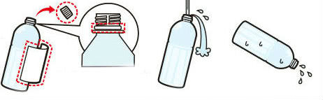 ペットボトル回収準備説明画像