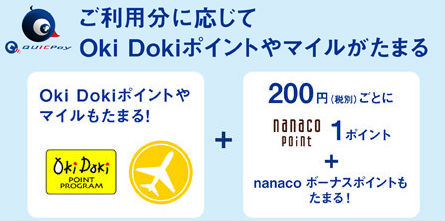 セブンイレブンで QUICPayを利用するとポイント2重取りできる説明画像