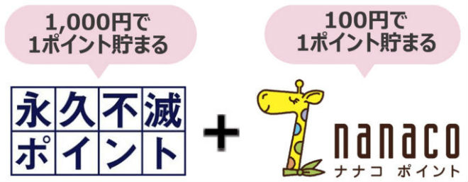 セブンイレブンでポイント2重取り説明画像