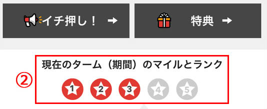 セブンマイルプログラム確認画面