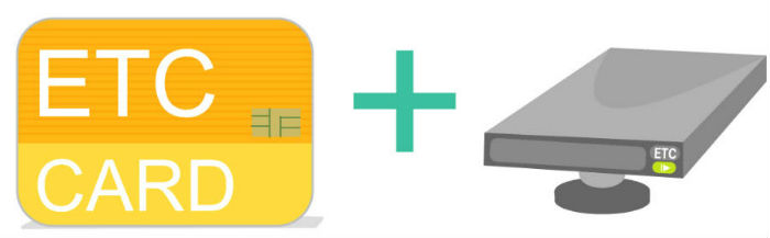 ETCカードと車載器