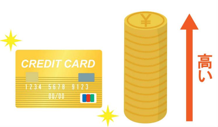 ゴールドカード限度額説明イラスト