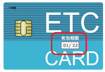 ETCカード有効期限