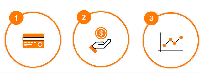 インヴァストカードでポイント投資手順