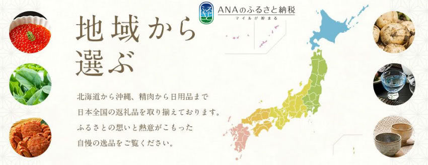 ANAふるさと納税説明
