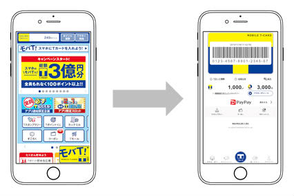 TポイントアプリPayPay連携