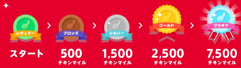 マイレージプログラムステージ説明